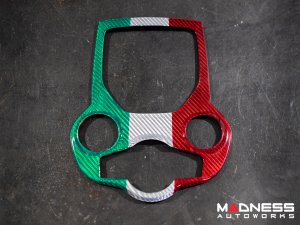 Alfa Romeo Stelvio Central Console Trim - Center Tunnel Trim - Carbon Fiber - Pre '20 - Italian Theme - Feroce Carbon